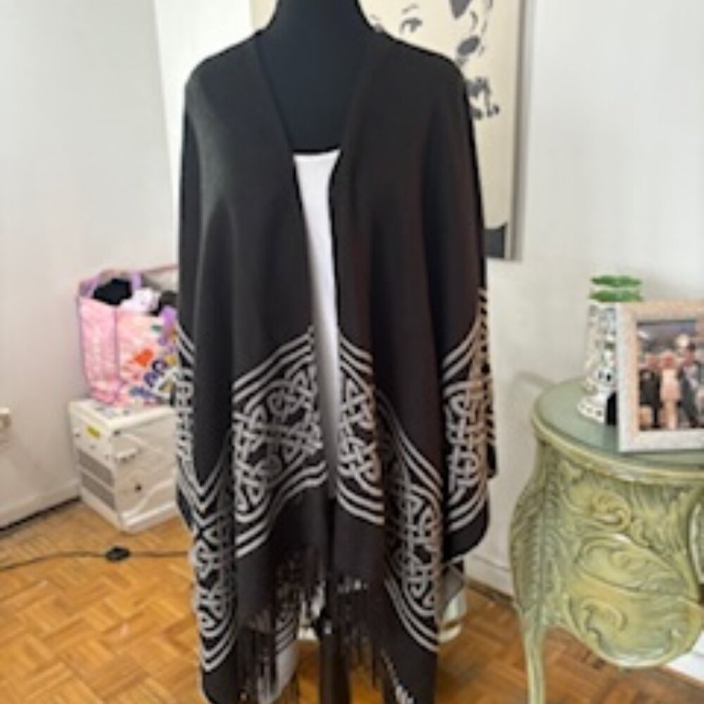 Acrylic Cape Scarf